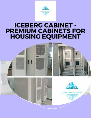 Iceberg Cabinet - Premium Cabinets for Housing Equipment