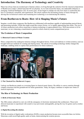 From Beethoven to Beats: How AI is Shaping Music's Future