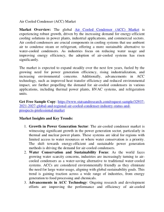 Air Cooled Condenser (ACC) Market
