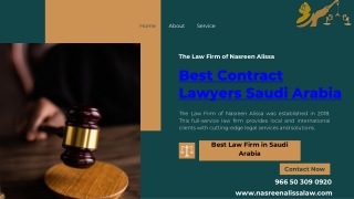 Best Contract Lawyers Saudi Arabia