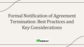 Agreement Termination