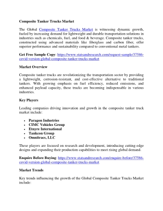 Composite Tanker Trucks Market