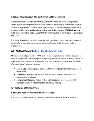 Best hrms software in india