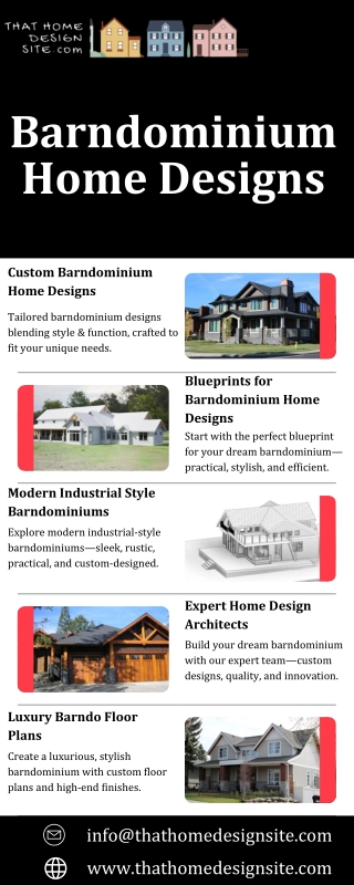 Build Your Perfect Barndominium Home – Custom Designs from THAT HOME DESIGN SITE
