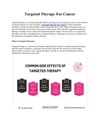 Targeted Therapy For Cancer