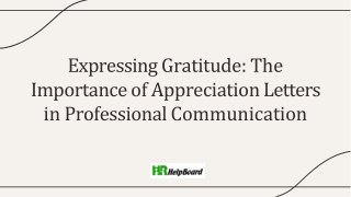 How to Write Appreciation Letter