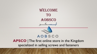 Leading U Bolts Manufacturer in Saudi Arabia - AOBSCO