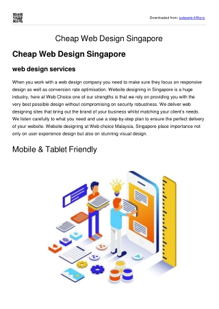 cheap webdesign  singapore  --ppt