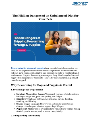 The Hidden Dangers of an Unbalanced Diet for Your Pets.docx