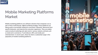 Mobile Marketing Platforms Market Trends and Future Outlook