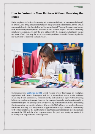 How to Customize Your Uniform Without Breaking the Rules