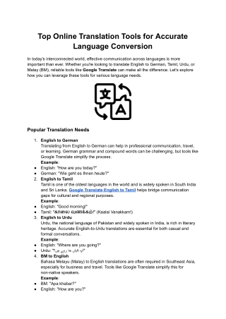 Convert English to Urdu with ZeroGPT and Google Translate