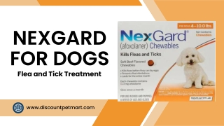 Nexgard for Dogs - Flea and Tick Treatment