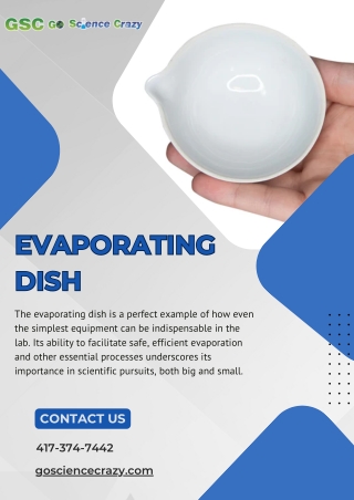 Evaporating Dish - Go Science Crazy - Missouri