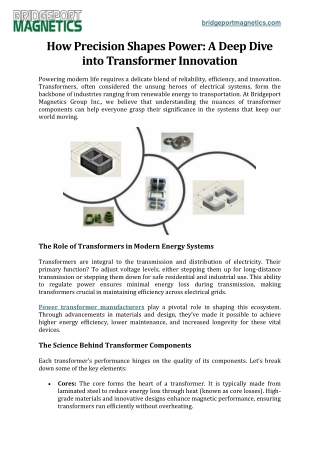 How Precision Shapes Power A Deep Dive into Transformer Innovation