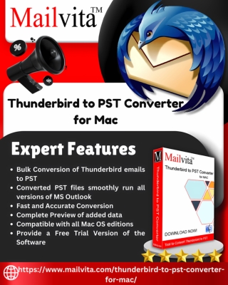 Expert Thunderbird to PST Converter for Mac by Mailvita