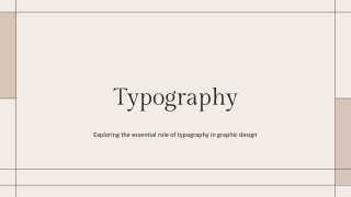 Typography in Graphic Design