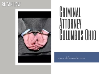 Criminal Attorney Columbus Ohio