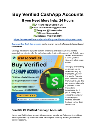 Buy Verified CashApp Accounts (23)