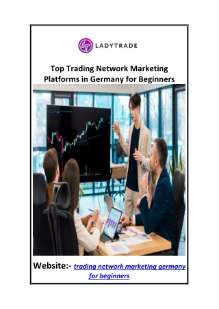 Top Trading Network Marketing Platforms in Germany for Beginners