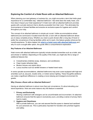 what is a hotel room with attached bathroom.pdf