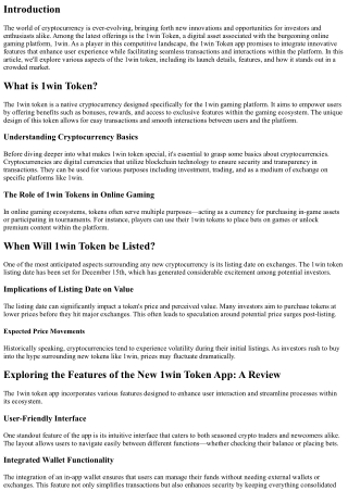 Exploring the Features of the New 1win Token App: A Review