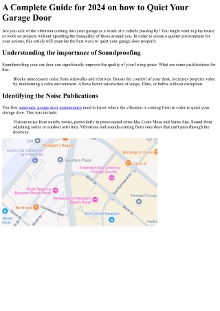 How to Outsmart Your Boss on automatic garage door maintenance