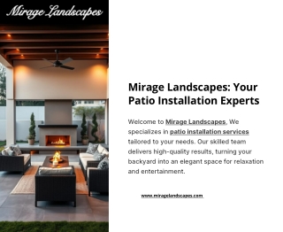 Affordable Patio Installation Services Near You
