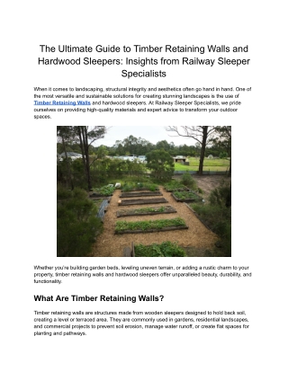 Premium Hardwood Timber for Quality Projects