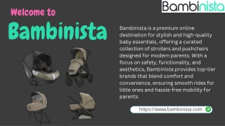 Strollers and pushchairs