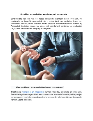 Scheiden en mediation_ een beter pad voorwaarts