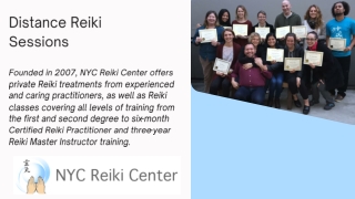 Distance Reiki Sessions