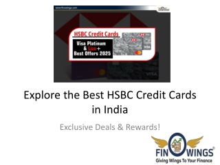 HSBC Credit Cards: Visa Platinum & Live  Best Offers - 2025