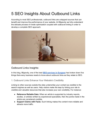 5 SEO Insights About Outbound Links