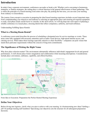 From Idea to Execution: Preparation the Perfect Rented Fulfilling Experience