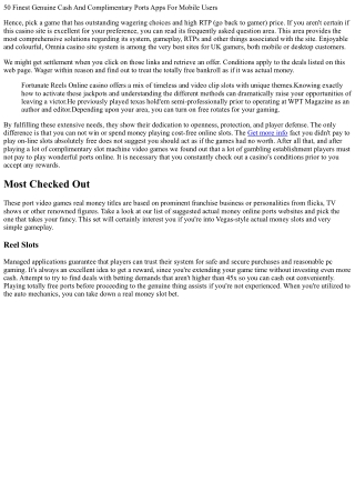 The Best Totally Free Port Applications With Actual Benefits