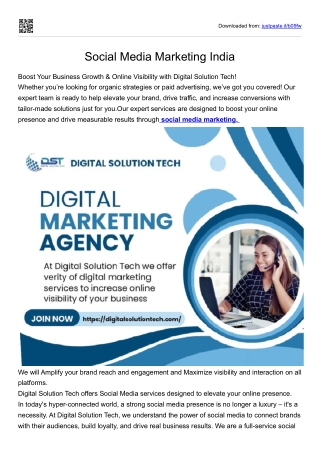 Social Media Marketing In India