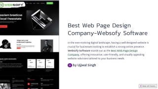 Best-Web-Page-Design-Company-Websofy-Software