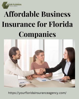 Affordable Business Insurance for Florida Companies