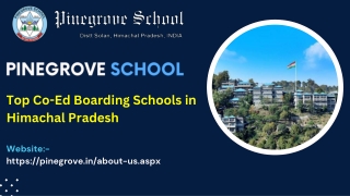 Top Co-Ed Boarding Schools in Himachal Pradesh