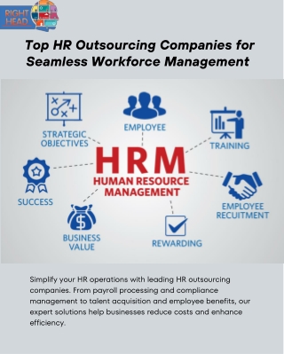 Top HR Outsourcing Companies for Seamless Workforce Management