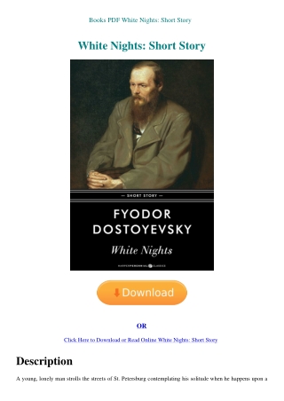 Books PDF White Nights Short Story