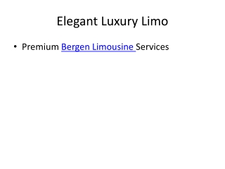 Bergen_Limousine_Presentation