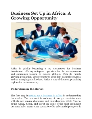 Setting Up a Business in Africa – Your Guide with Africhecks