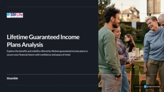 life long guaranteed income plan