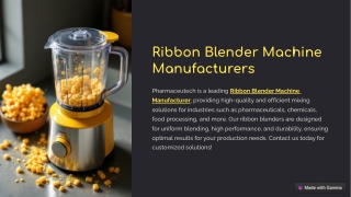 Ribbon-Blender-Machine-Manufacturers