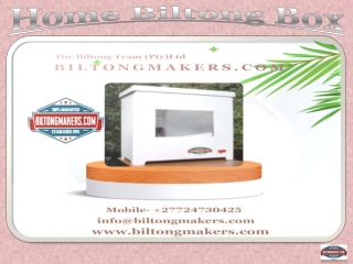 Home Biltong Box