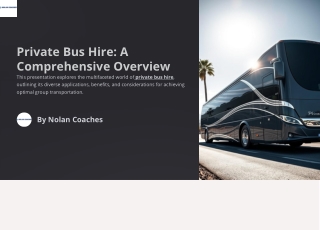 Nolan Coaches – Reliable & Professional Coach Hire in Ireland