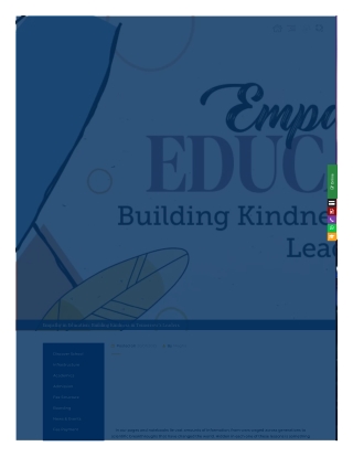 Empathy in Education: Building Kindness in Tomorrow’s Leaders