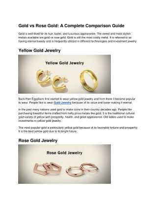 Gold vs Rose Gold_ A Complete Comparison Guide